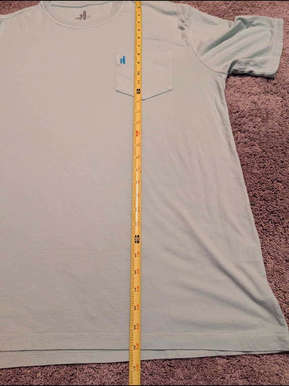 New With Tags Men's Johnnie-o T-shirt Pistachio Green Size XLARGE - Picture 10 of 11
